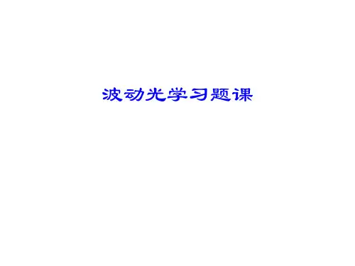 波动光学习题