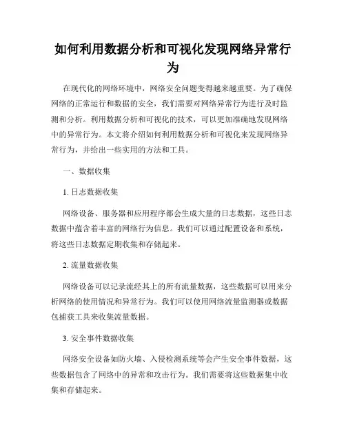 如何利用数据分析和可视化发现网络异常行为