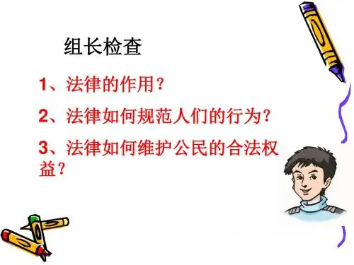 鲁八上 第八课第一节 法律保护我们的生命健康权(共21张PPT)