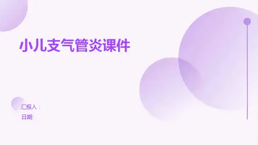 小儿支气管炎课件.