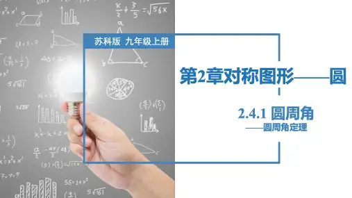 2.4.1 圆周角定理(同步课件)-2024-2025学年九年级数学上册同步精品课堂(苏科版)