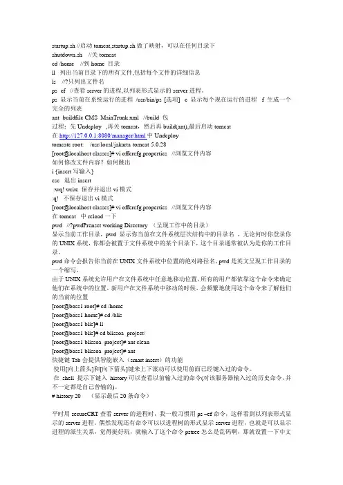 SecureCRT命令行备注