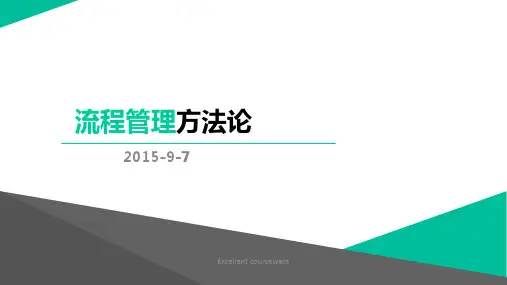 (精编课件)流程管理实用方法.ppt