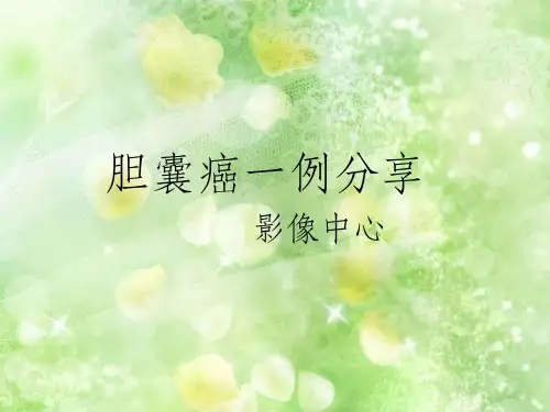 胆囊癌影像ppt课件