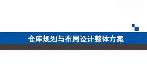 仓库规划与布局设计整体方案培训课件.pptx