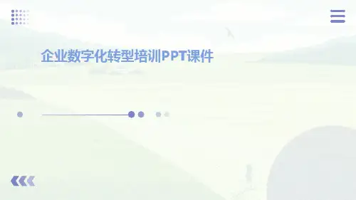 企业数字化转型培训PPT课件