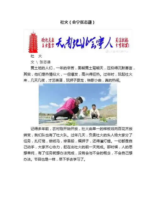 社火（会宁张志谦）