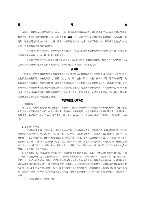 建筑设计防火规范中的可燃物