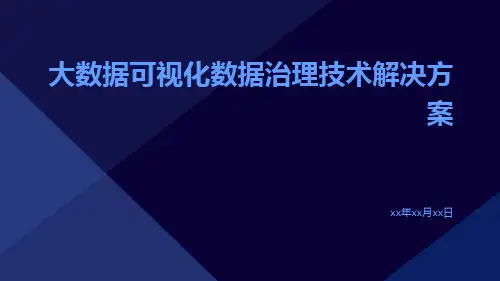 大数据可视化数据治理技术解决方案