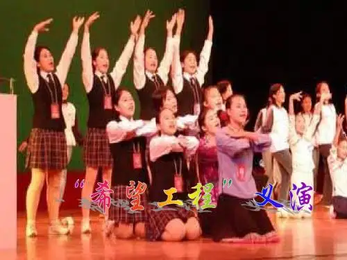 “希望工程”义演-(中学课件2019)