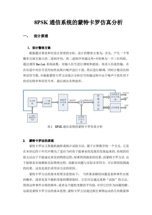 (完整word版)8PSK通信系统的蒙特卡罗仿真分析