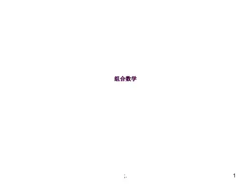组合数学ppt课件