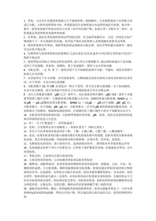溶剂萃取法