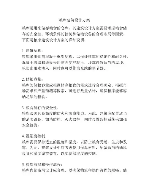 粮库建筑设计方案
