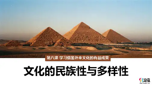 原创1：8.1 文化的民族性与多样性