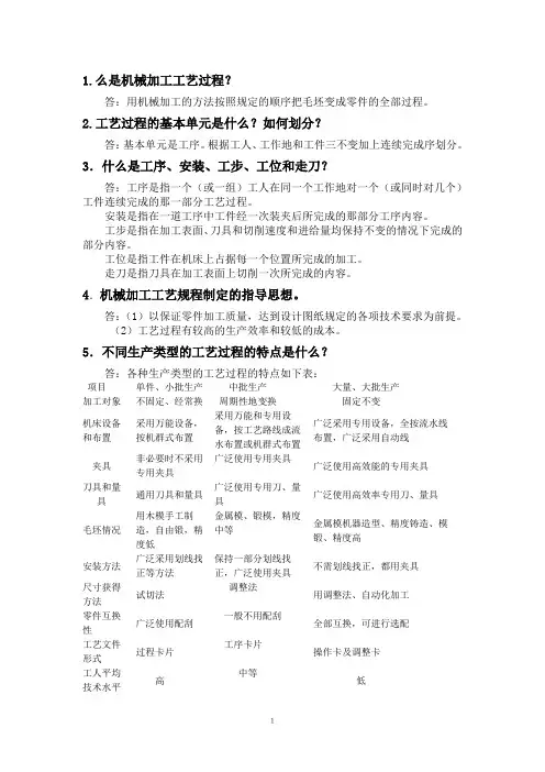 机械制造基础第三章作业