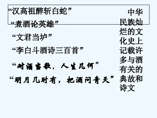 乙醇和乙酸 PPT课件