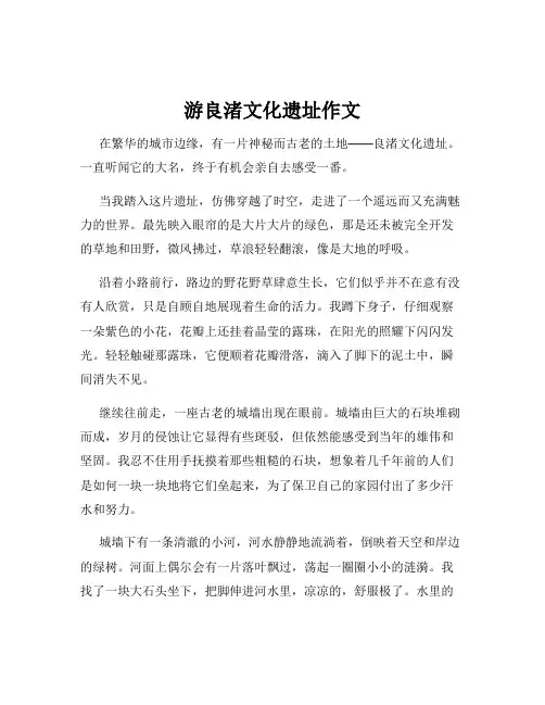 游良渚文化遗址作文