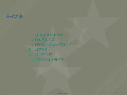 LED显示屏知识培训