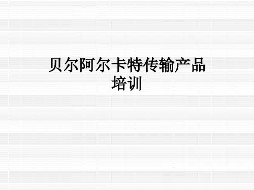 贝尔阿尔卡特传输产品培训 