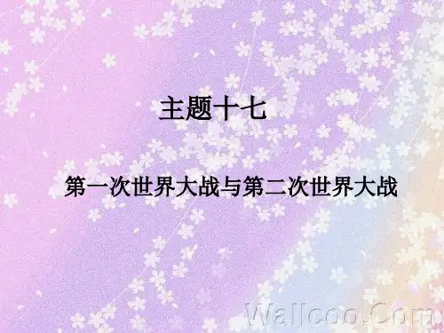 第一次世界大战与第二次世界大战