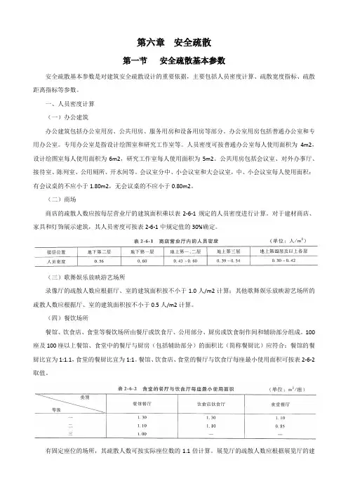 消防工程师-安全疏散资料讲解