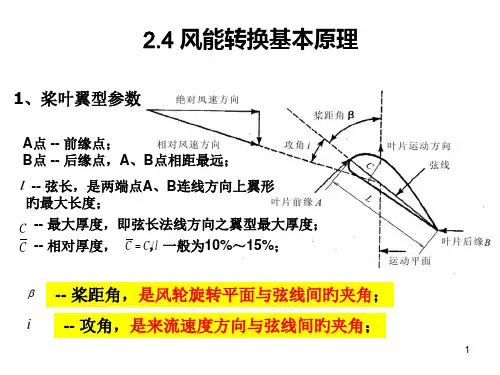 风力发电原理