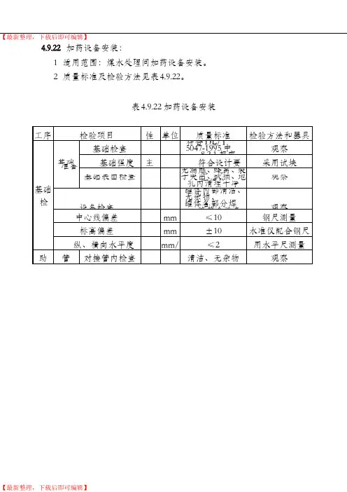 加药设备标准(精编文档).doc