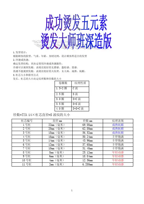 美发课程-烫发成功五元素