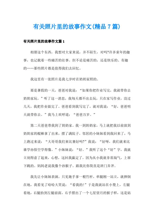 有关照片里的故事作文(精品7篇)