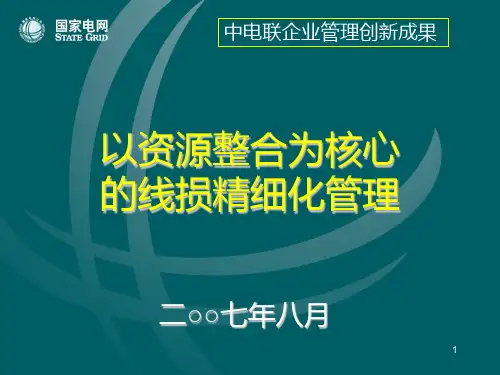 线损管理PPT课件