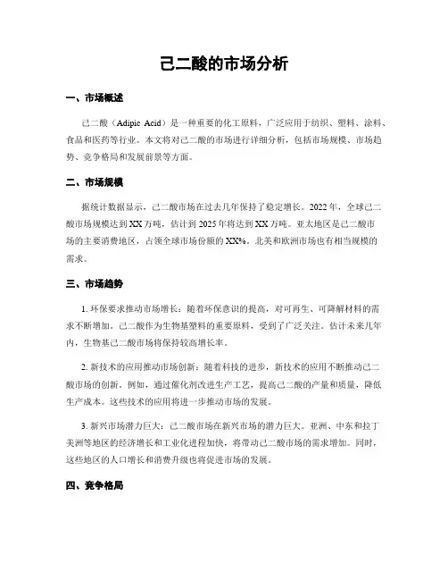 己二酸的市场分析