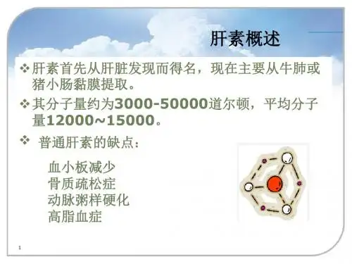 肝素 PPT课件