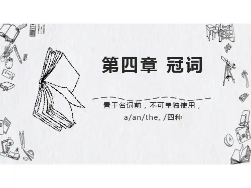 语法  第六章 冠词