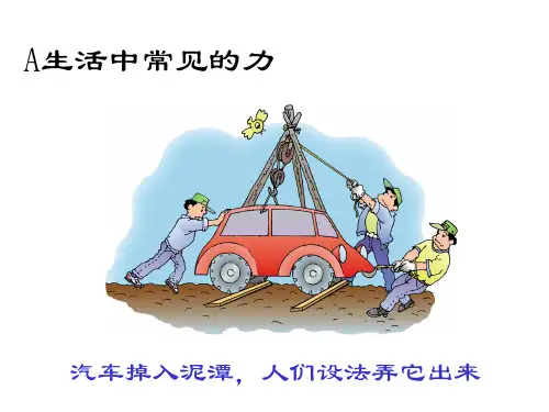 高一物理下《第一篇机械运动第二章力和力的平衡A.生活中常见的力》132PPT课件