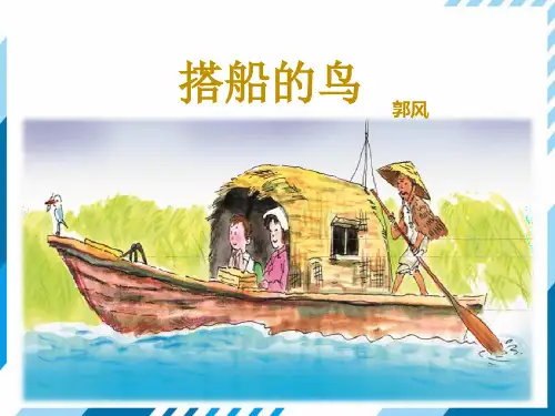 新人教版部编本三年级上册语文15 搭船的鸟 课件