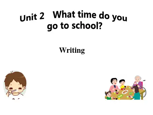 人教版 七下 unit 2 Writing