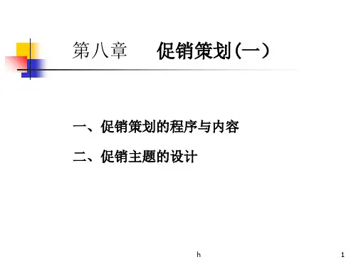 《ch促销策划》PPT课件