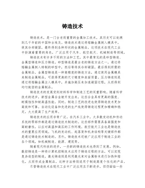 铸造技术 