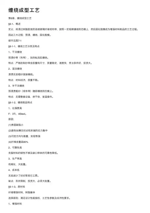 缠绕成型工艺