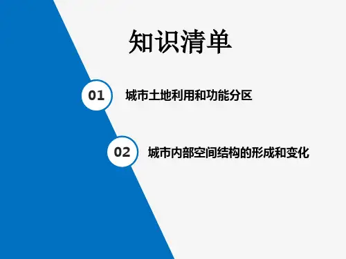 城市的空间结构