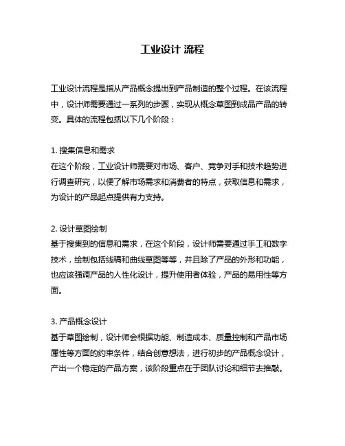 工业设计 流程
