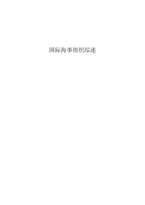 国际海事组织综述解读