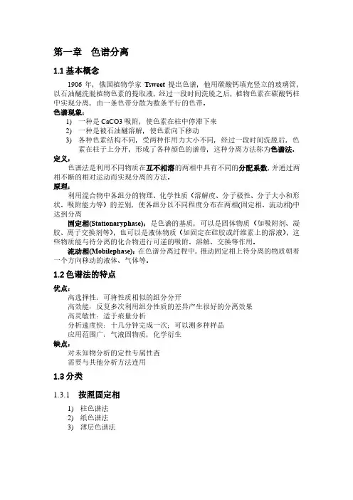 色谱分离