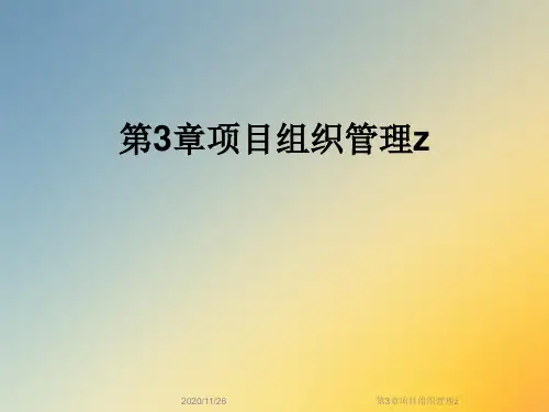第3章项目组织管理z