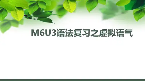 牛津译林高中英语模块六Unit3语法和语言点复习(共33张PPT)