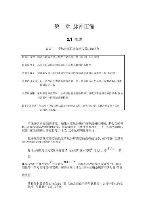 脉冲压缩原理.pdf