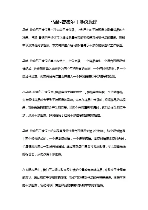 马赫-曾德尔干涉仪原理