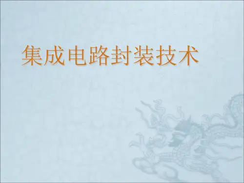 封装工艺流程