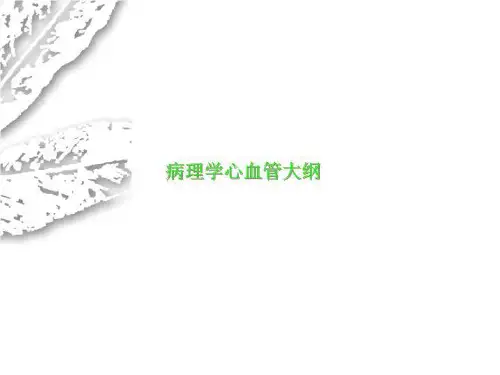 病理学心血管大纲